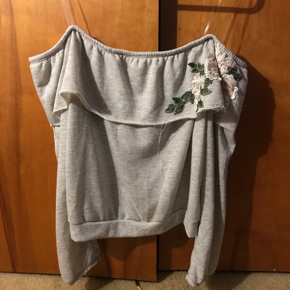 Off the shoulder shirt